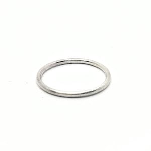 Stacker ring - Geborsteld 1.5mm MADE TO ORDER