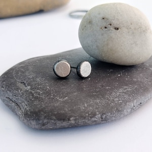 Reclaimed Pebble Studs