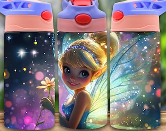 Fairy Tumbler Wrap: Cartoon Character, Magic Birthday (Digital Download)