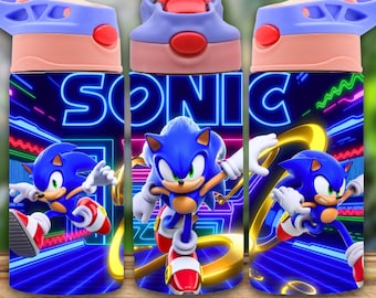 Envoltura de vaso con dibujos animados: Diseño de sublimación para vaso infantil de 12 oz (descarga digital)