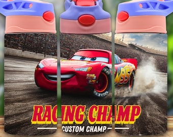 Custom Cars Sippy Cup Wrap: 12oz Kids Tumbler Template (Digital Download)