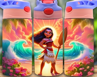 Botella de bebida para niños de 12 oz, diseño de sublimación, archivo PNG digital, envoltura para vaso para niños