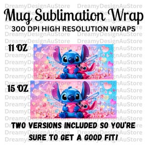 stitch mug wrap, stitch mug png, be mine stitch, stitch sublimation, stitch wrap, stitch valentine, valentine wrap, 3d inflated stitch, bubble puffy stitch, sublimation designs, stitch and lilo,3d stitch valentines, instant download