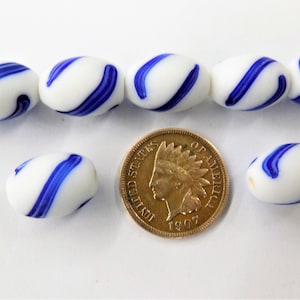 Great Lakes Delft Trade Bead  Antique Museum Quality Reproductions T294