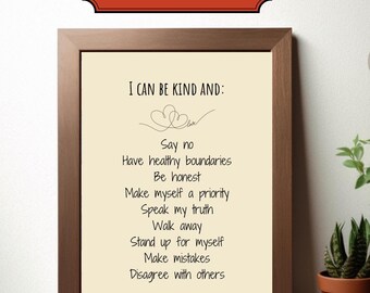 Positive Affirmation Poster: Home Office Decor (Digital Download)