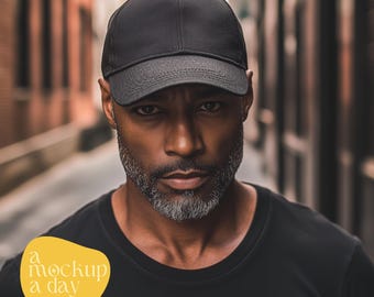 Baseball hat mockup | Trendy hat mockup | Mock up cap| Black modeling mock | Black mockups | Diverse mockups
