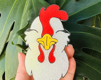 Chicken Car Freshie, Girly, Car Air Freshener, Animal Freshie, Made to Order, Women's Men's Gifts, Chicken Lover