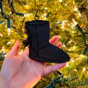 Winter Boot Freshie, Boot with Bow Freshie, Car Air Freshener, Custom Freshie, Car Accessories, Women's Men's Gifts, Trendy Boot Freshie
