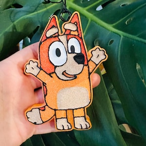 Red Heeler Dog Freshie, Dog Freshie, Car Air Freshener, Made to Order, Orange Freshie, Cartoon