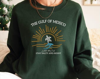 Gulf of Mexico Sweatshirt, Stay Salty Resist Hoodie, Beach Apparel