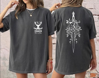You Do Not Yield Shirt, Comfort Colors Booktok Gift, Thrones Of Glass Tee