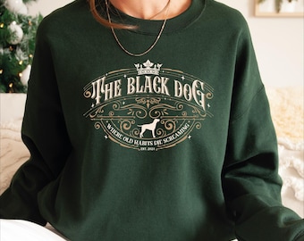 The Black Dog Sweatshirt and Hoodie | Old Habits Die Screaming