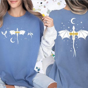 Comfort Colors Dragon Shirt, Fourth Wing Shirt, Violet Sorrengail,  Bookish Shirt, Xaden Riorson, Gifts For Readers, Fantasy Book Dragon