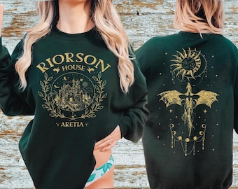 Riorson House Sweatshirt, Fourth Wing, Dragon Rider, Bookish Hoodie