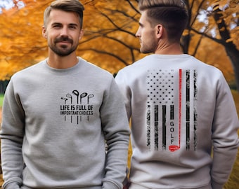 Life Is Full Of Important Choices Hoodie, Funny Golf Sweatshirt