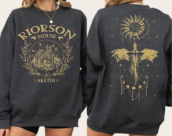 Riorson House Sweatshirt, Fourth Wing, Dragon Rider, Bookish Hoodie