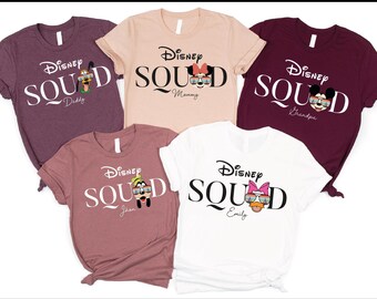 Custom Disney Characters Family Sunglass Shirt | Disneyworld Family Tee