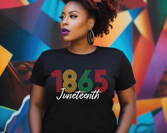 1865 Juneteenth Celebration Shirt, Freedom Day Tee, Emancipation Day TShirt