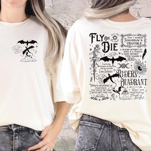 Fourth Wing Dragon Rider Comfort Colors Tee, Fantasy Shirt