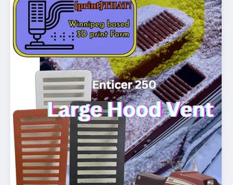 Yamaha Enticer 250 Upper (large) Hood vent || PETG 3D Printed