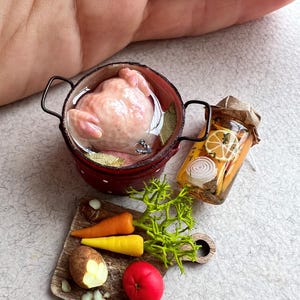 Miniature food set