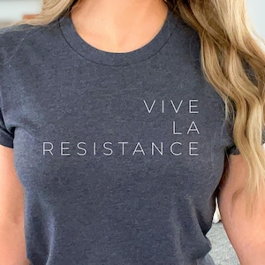 Anti Trump Widerstand T-Shirt, widerstehen politischem Shirt, ermächtigendes Top für Frauen, Gleichheits-T-Shirt, feministisches Geschenk, FDT-Gerechtigkeit T