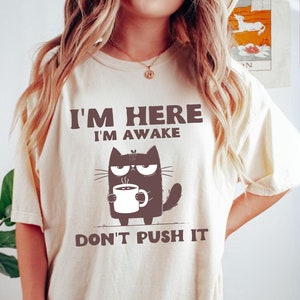 Funny Cat Meme Shirt, Funny Teen Quotes, Cat Lover Gift, Funny Black Cat Shirt, Funny Gifts for Friend, Funny Birthday Tee Gift, Cat Shirt