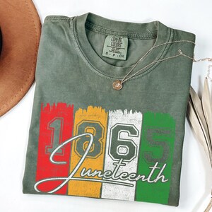 Comfort Colors® Juneteenth 1865 Shirt, Black History Shirt, Black Freedom Shirt,Juneteenth 1865 Tee, Free-ish Shirt, Human Rights sweatshirt