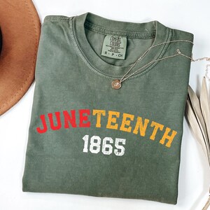Comfort Colors® Black History Shirt, Black Freedom Shirt,Juneteenth 1865 Tee, Free-ish Shirt, Juneteenth 1865 Shirt, Human Rights sweatshirt