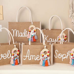 Personalized bridesmaid tote bags,Custom linen gift bags,Bridesmaid proposal gifts,Beach tote bags,Bachelorette party bags,Wedding gift bags