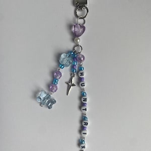 Kawaii Handmade Huntrix Beads Keychain