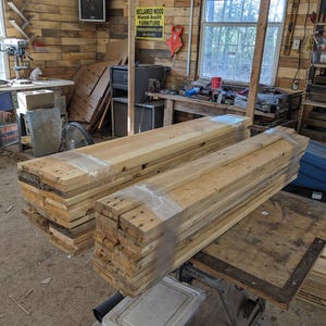 Bulk Pallet Wood - Reclaimed 1x4 & 1x6 Natural