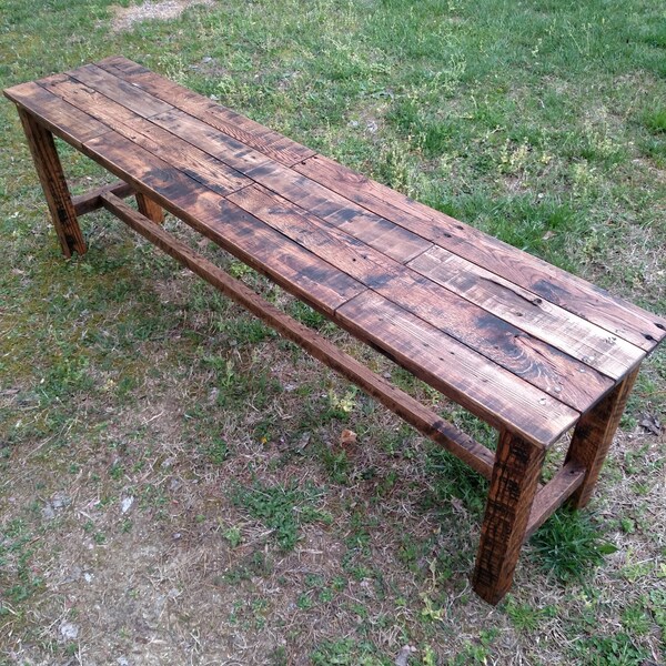 Pallet Bench Etsy