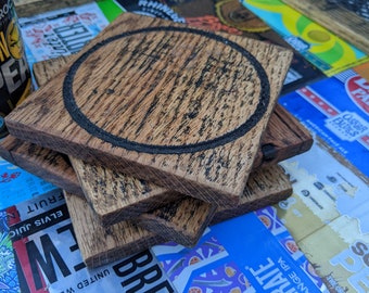Drink Coasters- Reclaimed Pallet Wood- Set of 4