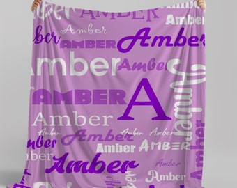 Personalized Baby Multiname Blanket, Custom Baby Blanket,Name Pattern Blanket,Personalized Toddler Present,Baby Shower Gift,Multiname Style
