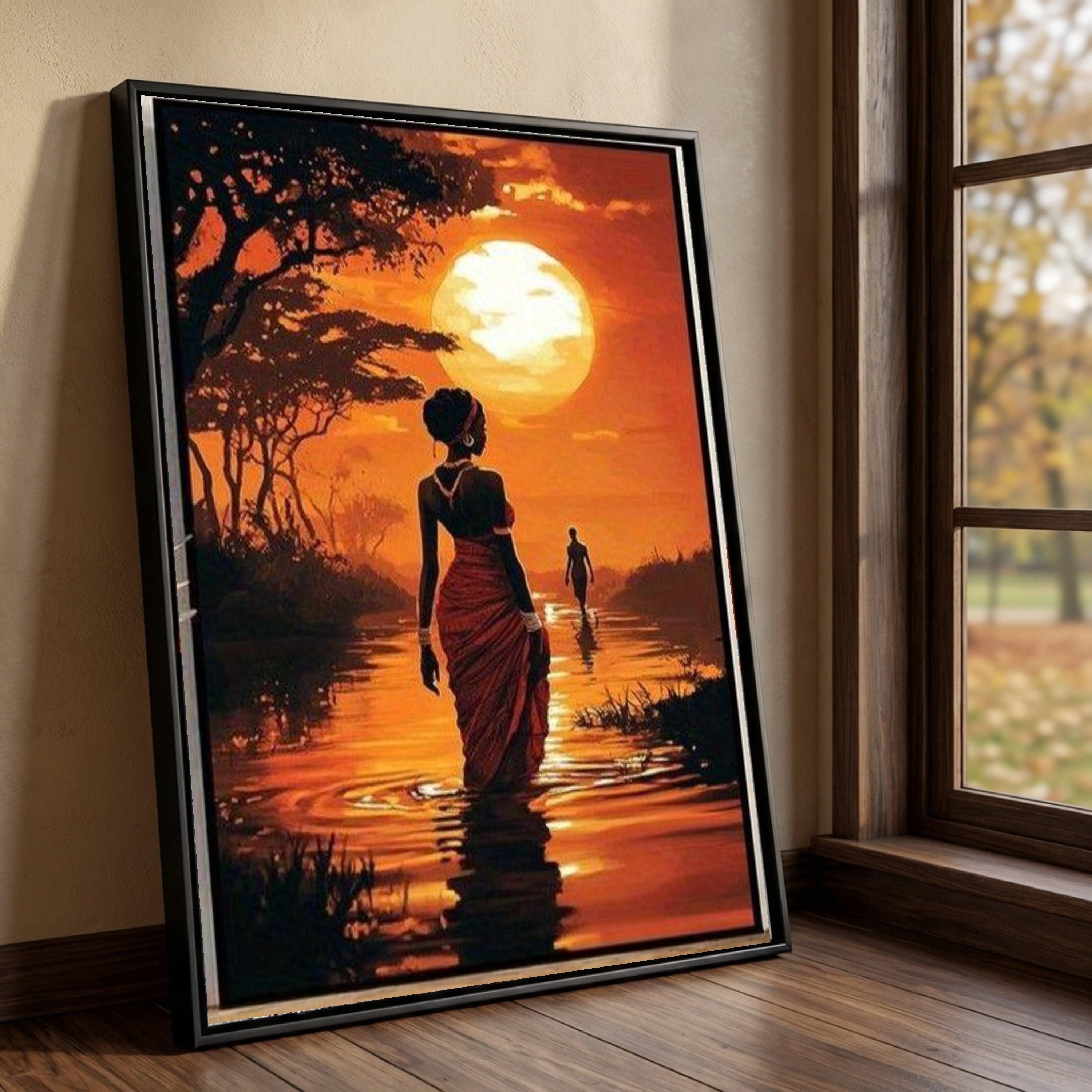 Quadro donne africane eleganza [Consegna gratuita