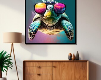★Original ART ‘Turtle’ NECA Super Turtle Original Art for Mirage Studios Inspired
