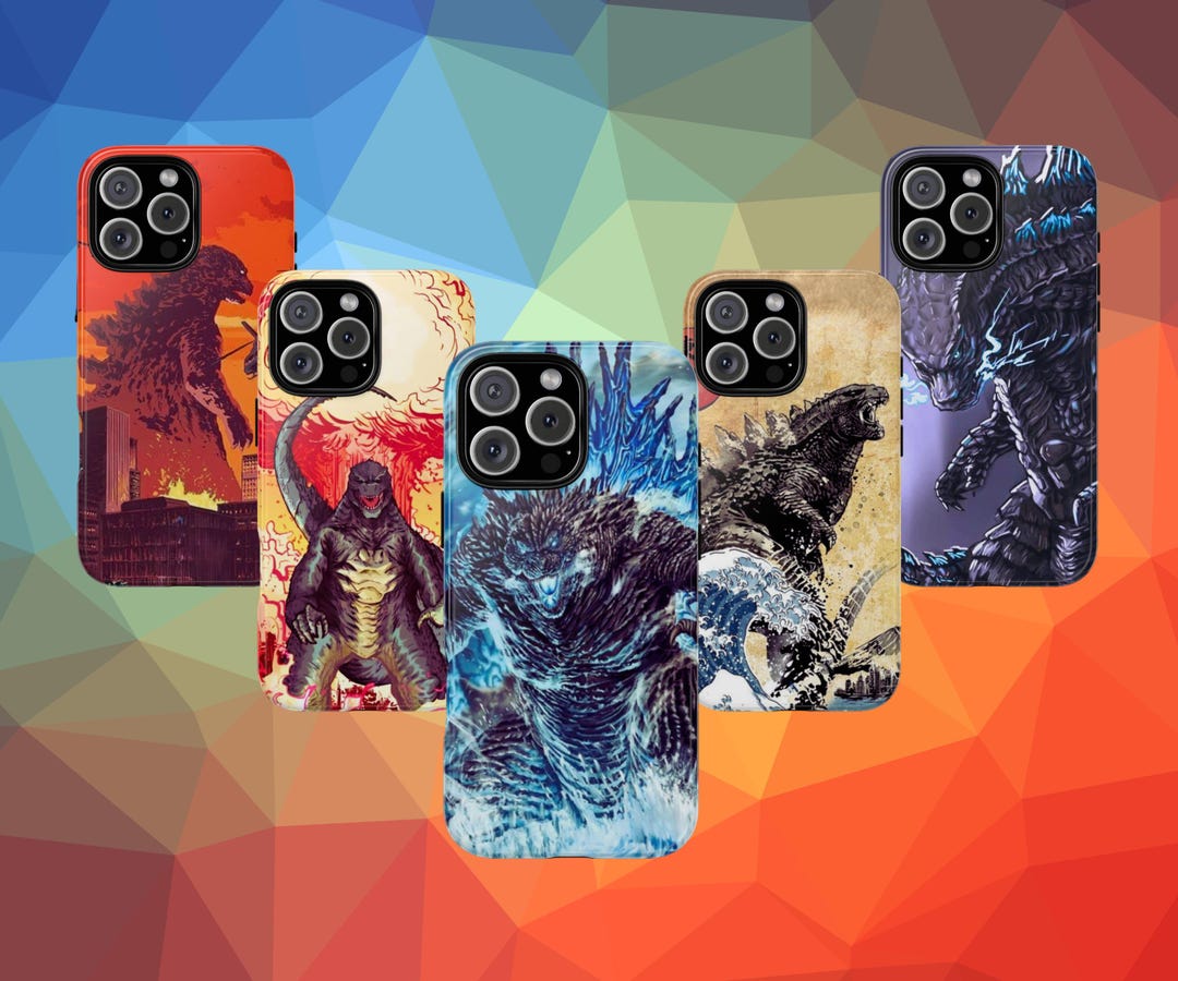 Godzilla Phone Case, King of Monster Phone Cover for iPhone 16 Pro Max