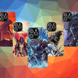 Godzilla Phone Case, King of Monster Phone Cover for iPhone 16 Pro Max,15 Plus,14,13,12,11,XS & Samsung S24,S23,S21,S20,S10,Pixel 8 7 6 5G