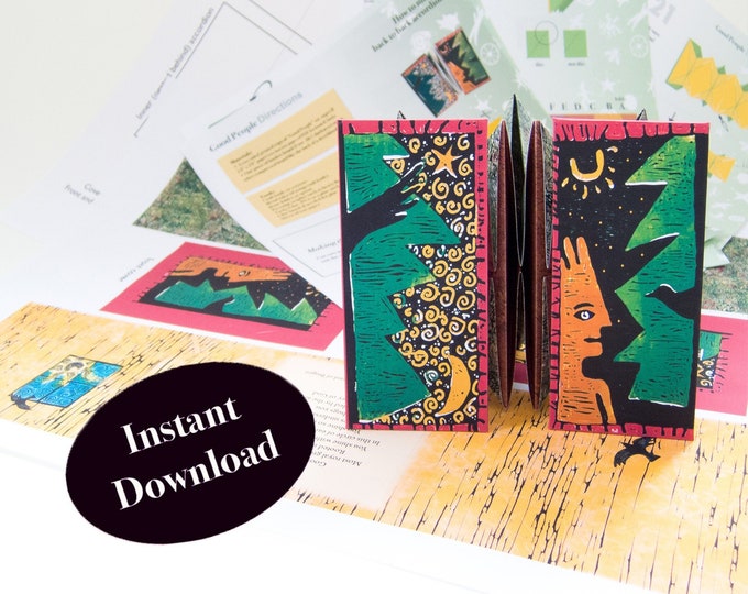 Turkish Map Fold Book Tutorial: Coloring Project & Origami Instructions ...