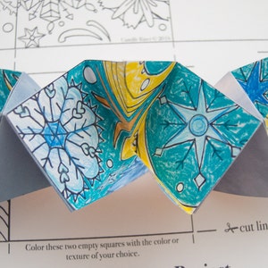 Wind & Snow Coloring Project, an Instant Download with Easy to Follow Directions image 3