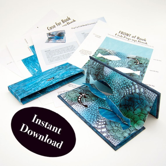 How to Make a Pop-up Book and Case Pop-up Tutorial With - Etsy