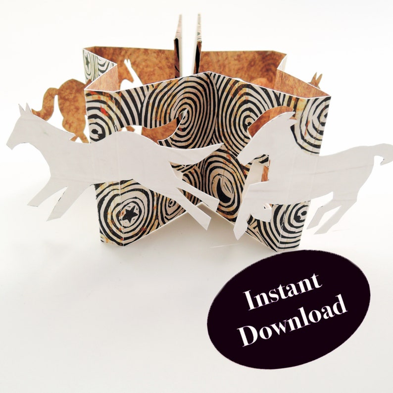 Comment faire un livre d'artiste accordéon pop-up, un projet de découpe et de pliage de papier bricolage avec un motif illustré et des instructions étape par étape image 1