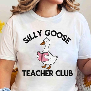 Silly Goose Teacher Comfort Colors Shirt, Silly Goose Shirt,Cute Back to School Tee,Teachers Team Gift,Funny Elementary School Teacher Shirt