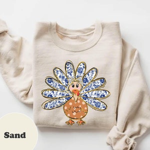 Sweatshirt Thanksgiving Turkije, shirt Turkije, shirt Thanksgiving diner, T-shirt familie Turkije, Thanksgiving-trui, herfstsweater