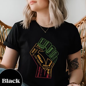 Black History Month Shirt, Celebrate School Black History T-Shirt, Black Lives Matter Punch Shirt, Black Historical Leaders T-Shirt