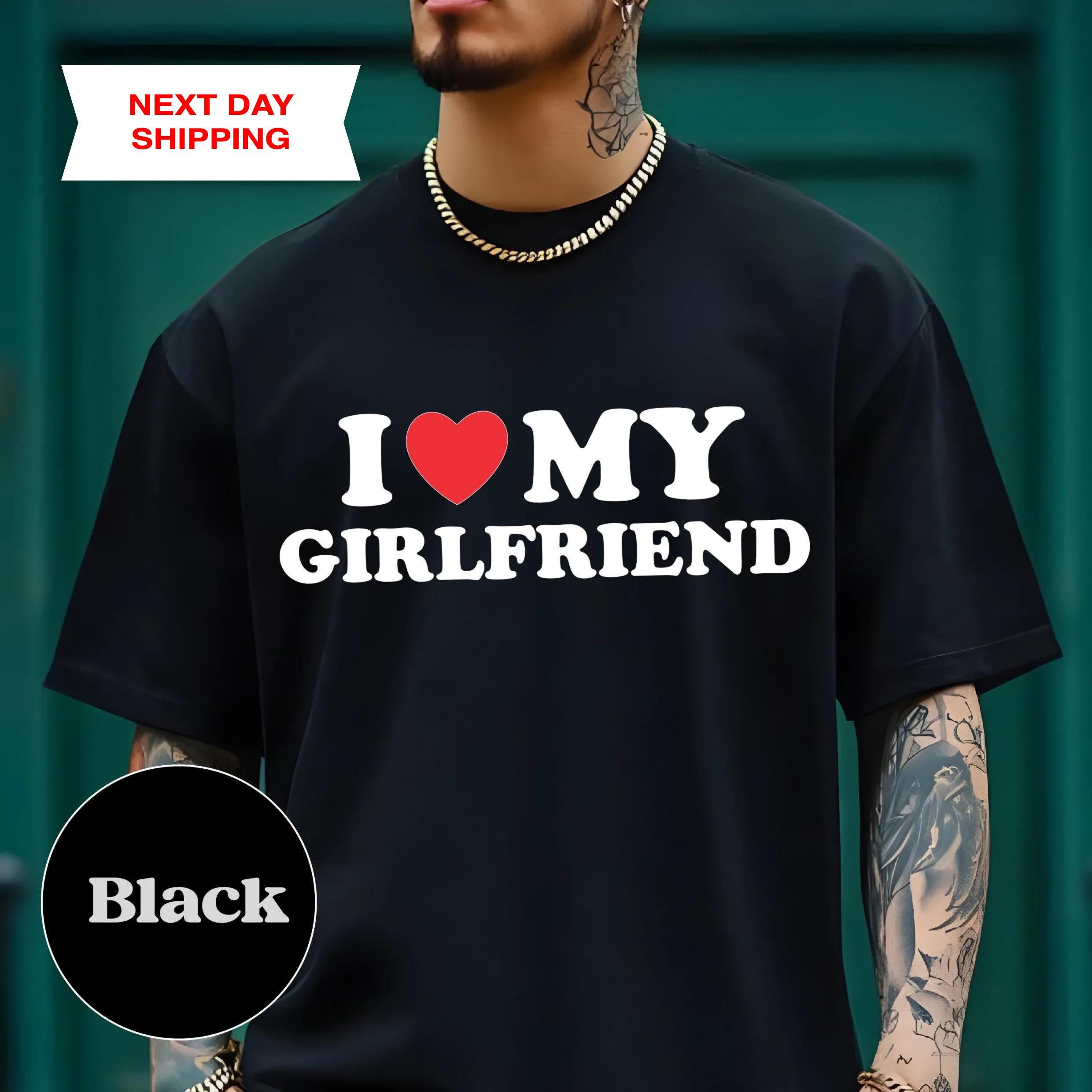 Transfert Pour T-shirt 'I LOVE MY GIRLFRIEND' - Neuf Sans étiquettes, Générique, Fabriqué En Italie