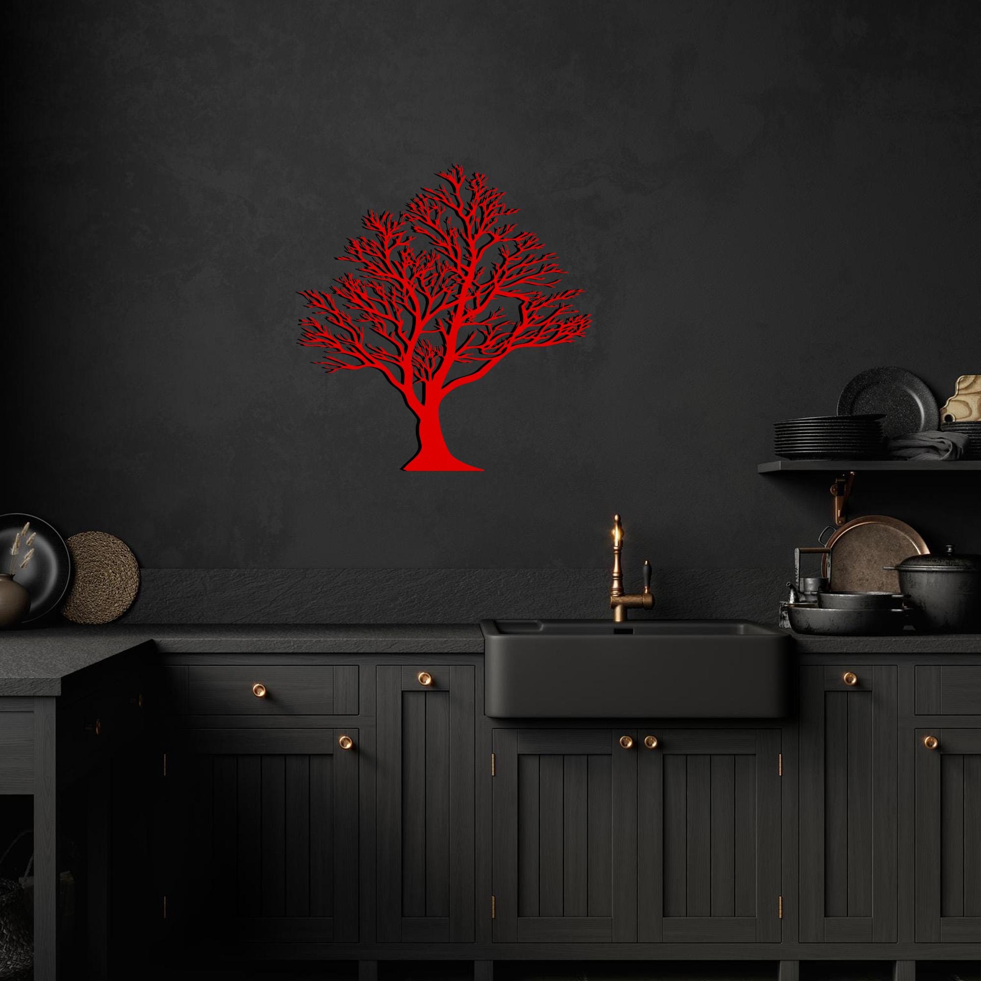 Metal Tree of Life Wall Art: Nature Inspired Decor - Etsy