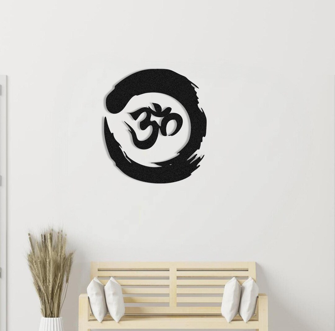 Enso Circle Metal Wall Art: Japanese Zen Meditation Decor - Etsy