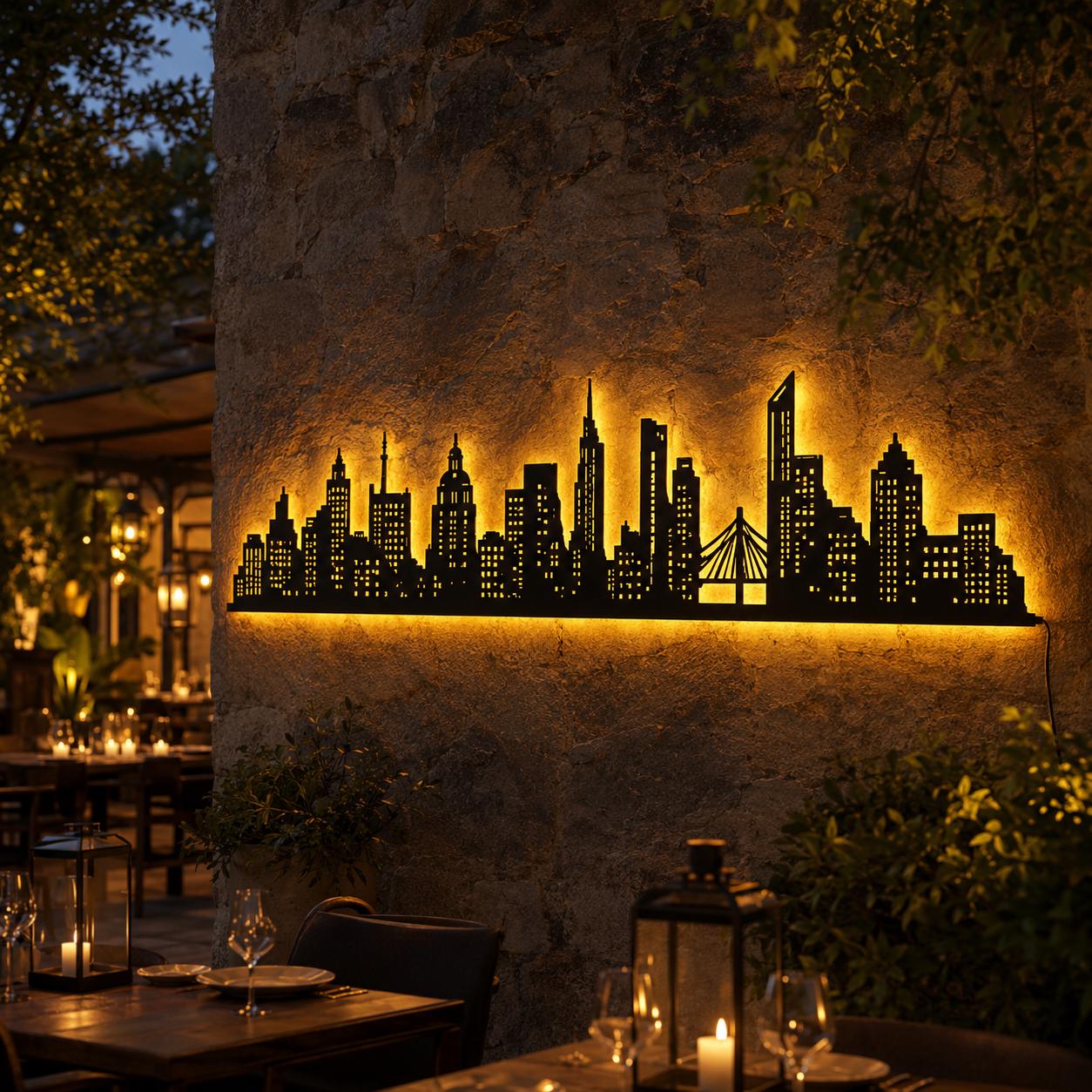 New York City Skyline Light Up - Etsy